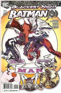 Cubierta variante Blackest Night Batman '09 2 en estado bastante bueno R3 - Imagen 1 de 1