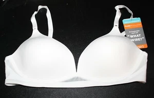 NUEVO SUJETADOR WARNER'S flex revolution what wire rd3761a blanco poke free demi - Imagen 1 de 4