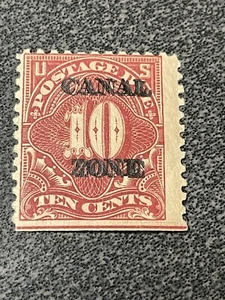 Canal Zone J20c NHH Rose Red double overprint KSPhilatelics (CZ181) - Picture 1 of 5