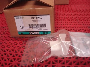 10er Box Panduit ICF10IW-X Pan-Way Innenecke Beschlag Cove Laufbahn LD10 NEU - Bild 1 von 3