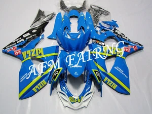 Blue Black ABS Injection Mold Bodywork Fairing Kit Panel for GSXR1000 2009-2016 - Picture 1 of 2