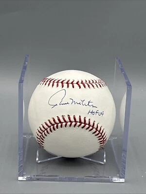 Paul Monitor Signed Autographed ROMLB Baseball With HOF 04 Inscription JSA COA - Image 1 of 2