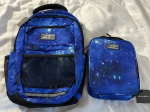 Eddie Bauer Kids Adventure Backpack and Lunch Box - Large - Dark Indigo Space - Picture 1 of 5