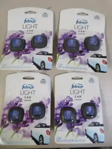 Lot of 4 Packs (8 total Vent Clips) Febreze Car Air Fresheners Lavender - Picture 1 of 4