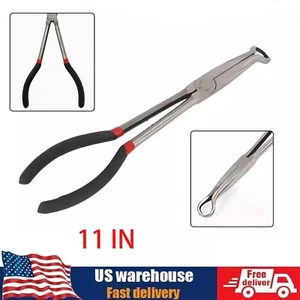 11" Electrical Disconnect Long Spark Plug Removal Pliers For Car Connector - Bild 1 von 9