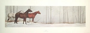 SALLY MURRAY, "TRIO" Equestrian Art SIGNED & NUMBERED Plus sketch print - Picture 1 of 2
