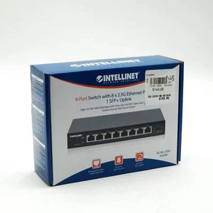 New Intellinet 9-Port Switch with 8 x 2.5G Ethernet Ports and 1 SFP+ Uplink - Afbeelding 1 van 3