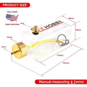 1 Piece 260ML Fuel Tank Golden Material CapFor Gas RC Airplane/RC Model - Picture 1 of 18