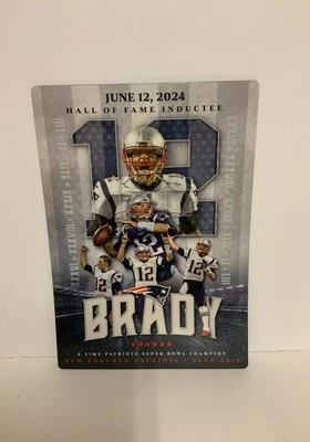 Tom Brady 名人堂电感磁铁 10x7 2024 限量版 — 第 1/4 张图片
