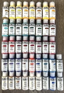 Golden Fluid Acrylics Paints. Huge Lot Of 42! 1fl oz. Brand New/Sealed Free Ship - Picture 1 of 1