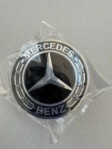 Mercedes-Benz Corona Negra Capó Plano Insignia Emblema 57mm Nuevo 💙 - Imagen 1 de 6