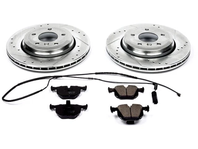 Pastilha de freio traseira e kit de rotor para 01-06 BMW 330Ci 330i 330xi PR77D5 - Imagem 1 de 1