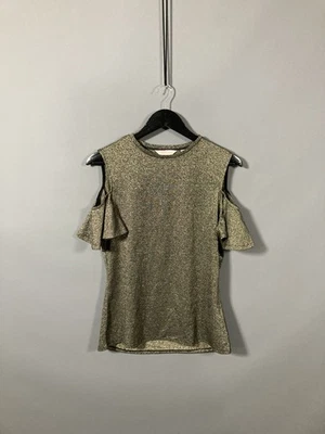 TED BAKER Top - Size 2 UK10 - Metallic - Great Condition - Women’s - image 1 of 4