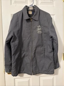 Vintage Dickies bomber jacket Two Millions Bottle Sailor Jersey Spiced Navy Rum - Picture 1 of 13