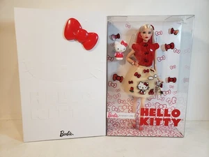 MUÑECA BARBIE HELLO KITTY 2017 ETIQUETA DORADA MATTEL DWF58 SIN USAR, EN CAJA ORIGINAL - Imagen 1 de 13