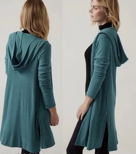 Athleta Harmony Wrap Cardigan Ribbed in Borealis Green Size xS - Picture 1 of 10
