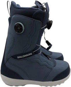Blue White Salomon Boots - Size 9 - Picture 1 of 5