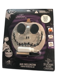 Jack Skellington Nightmare Before Christmas Halloween Pumpkin Decorating Kit New - Picture 1 of 4
