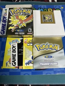 Pokemon Gold Version (Nintendo Gameboy Color, 2000) GBC Complete in Box CIB - Picture 1 of 7