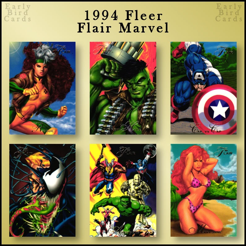 Fleer Flair Marvel 1994 (1-150)/Elige tus cartas - Juego de construcción/Compra 2+ Ahorra 10 % Foto 1 de 1