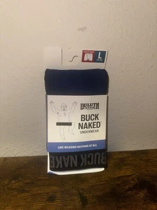 Duluth Trading Co Men's Buck Naked Boxer Briefs DH3 Dark Cobalt Large NWT - Picture 1 of 3