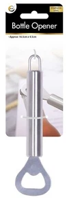 Heavy Duty Stainless Steel Crown Bottle Opener Barware Bar Blade Dual Opener - Picture 1 of 1