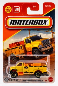 2025 Matchbox #47 GMC® 3500 Utility Truck YELLOW | MATCHBOX CITY ELECTRICAL |FSC - Picture 1 of 1