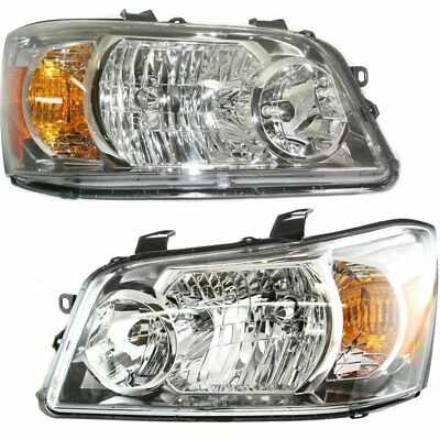 New Set of 2 LH & RH Side Head Lamp Assembly Fits 2004-2006 Toyota Highlander Foto 1 de 4