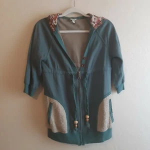 Maglione maglia giacca media donna Miss Me floreale patchwork boho - Foto 1 di 9
