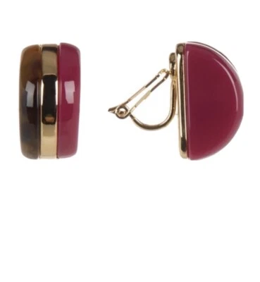 Новый $58 образец Trina Turk двойной куполообразный зажим на серьги A306 - Изображение 1 из 4