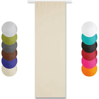 Schiebegardine 60x245cm Flächenvorhang Schiebevorhang Blickdicht Gardine Zubehör - Bild 1 von 4