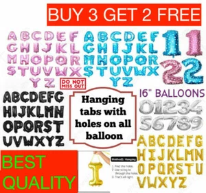 : globos autoinflables de 16 pulgadas con número de lámina y letras globos de feliz cumpleaños - Imagen 1 de 10