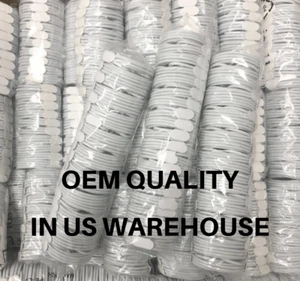 Wholesale Bulk Lot 3Ft 6Ft USB Cable For Apple iPhone XR X 8 7 Plus Charger Cord - Picture 1 of 5