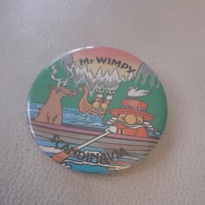 Mr Wimpy Scandinavia Vintage Badge - Picture 1 of 3