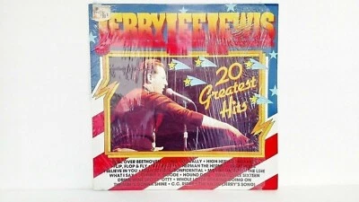 Vinyl Jerry Lee Lewis LP 20 Greatest Hits 197? Shrink Germany NM - Image 1 of 3