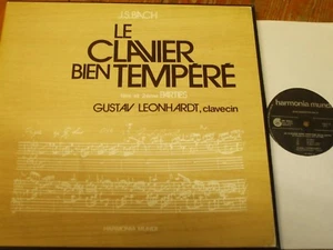 HM 20309-13 Bach The Well-Tempered Clavier Books 1 & 2 / Leonhardt 5 LP box - Picture 1 of 1