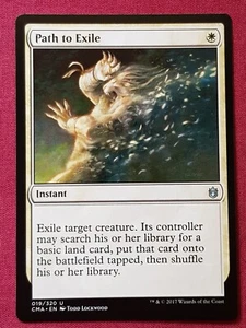 Magic The Gathering COMMANDER ANTHOLOGY CMA PATH TO EXILE white card MTG - Picture 1 of 2