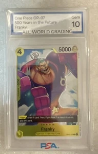 Franky One Piece Card Game OP07-107 500 Years In The Future Gem 10 Grade - Bild 1 von 10