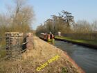 Photo 6X4 Rugby-Oxford Canal Narrowboat Crossing The Aqueduct Over The Ri C2012
