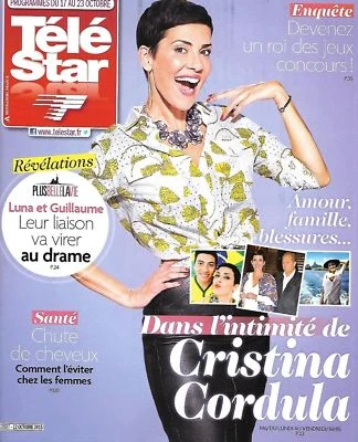 Télé Star No. 2037 - 12/10/2015 - Cordula - Decis - De Niro - Cottin - Casanova - Image 1 of 2