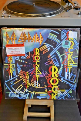 Def Leppard Vinyl Rocket 12" Single ("Lunar mix") NEAR MINT/IN SHRINK/ F825 - Image 1 of 4