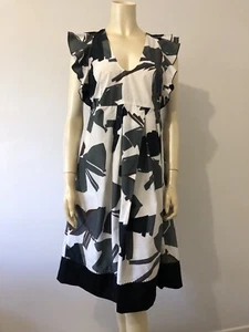 Italian couture label | 6267 | rare | printed cotton sun dress | IT42 - Bild 1 von 9