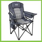 Explore Planet Earth Otway Deluxe Arm Chair Folding Camping King Size Upto 300kg