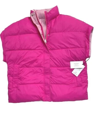 Chaleco acolchado reversible repelente al agua Ugg Sydnee de gran tamaño rosa L, Nantucket S Foto 1 de 4