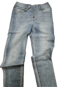 Tucker + Tate Stretch Jogger Blue Denim Pants Elastic Waist size 10/12 - Picture 1 of 5