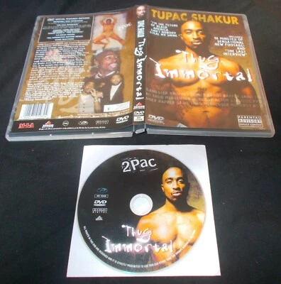 TUPAC SHAKUR - THUG IMMORTAL (2001 M.I.A. DVD (REGION 2) - Image 1 of 4