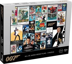 WINNING MOVES JAMES BOND 007 FILMPOSTER 1000 TEILE PUZZLE SPIEL NEU - Bild 1 von 8