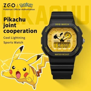 ZGO Pokémon Uhr Schüler Kinder Elektronische Uhr Jungen Mädchen Dual Display - Bild 1 von 12