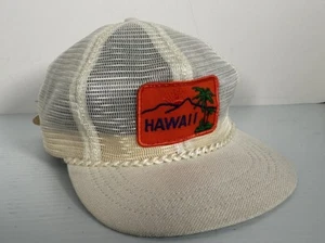 Dorfman Pacific Co Vintage Hawaii Cap Mütze Trucker Mesh Hawaiian 80er 90er weiß - Bild 1 von 21