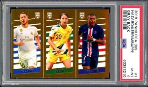 PSA 9 - 2019 FIFA 365 Graded Card HAZARD, SAM KERR, MBAPPE - Matildas World Cup - Picture 1 of 3
